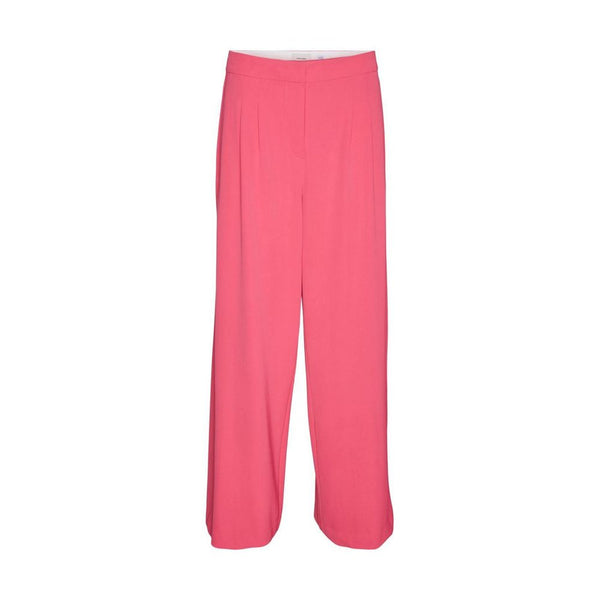 Pink Polyester Jeans & Pant Vero Moda