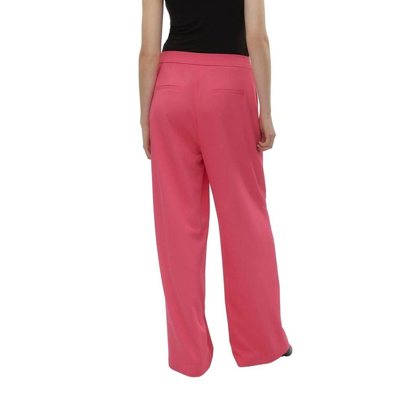 Pink Polyester Jeans & Pant Vero Moda