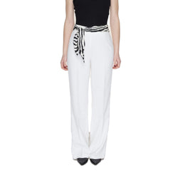 White Polyester Jeans & Pant Only