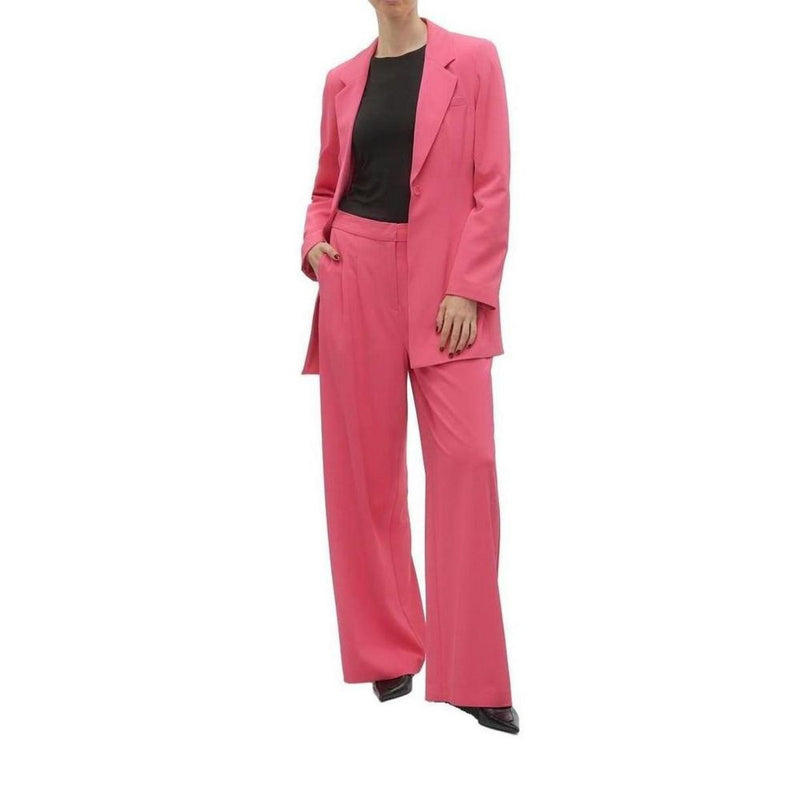 Pink Polyester Jeans & Pant Vero Moda