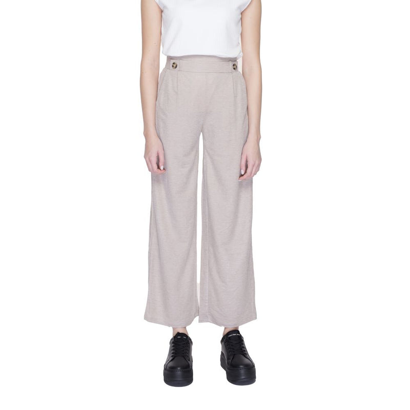 Gray Viscose Jeans & Pant Jacqueline De Yong