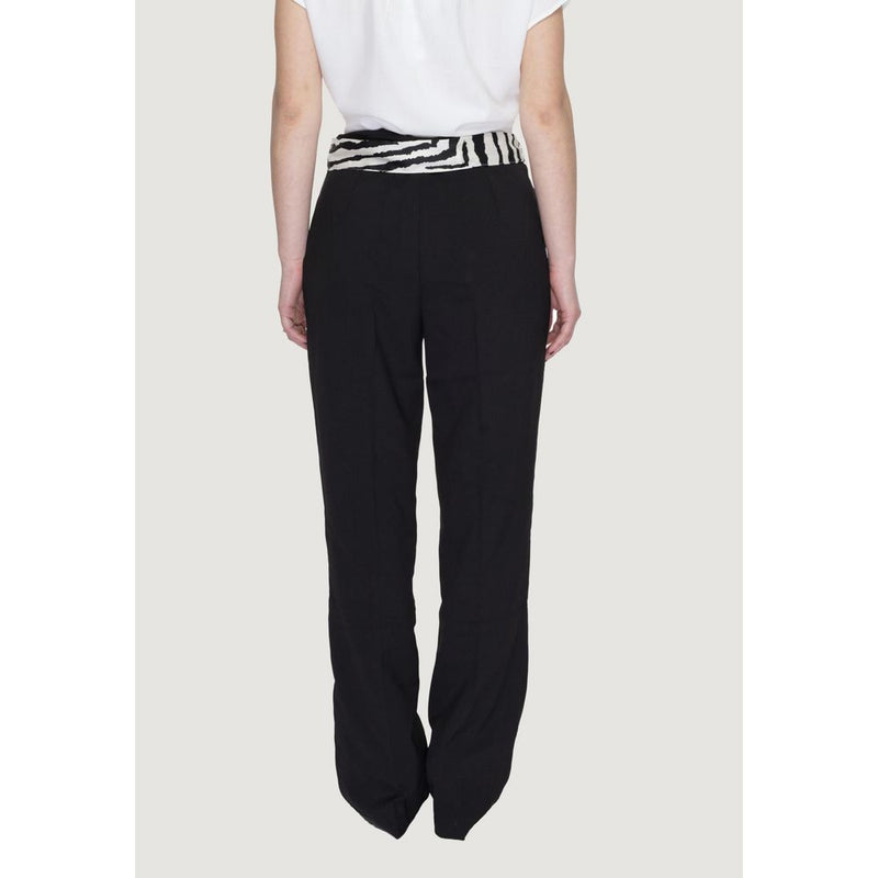 Black Polyester Jeans & Pant Only