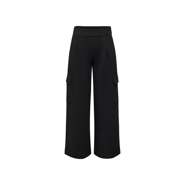 Black Polyester Jeans & Pant Jacqueline De Yong