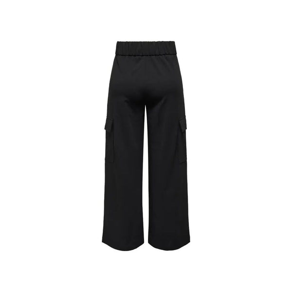 Black Polyester Jeans & Pant Jacqueline De Yong