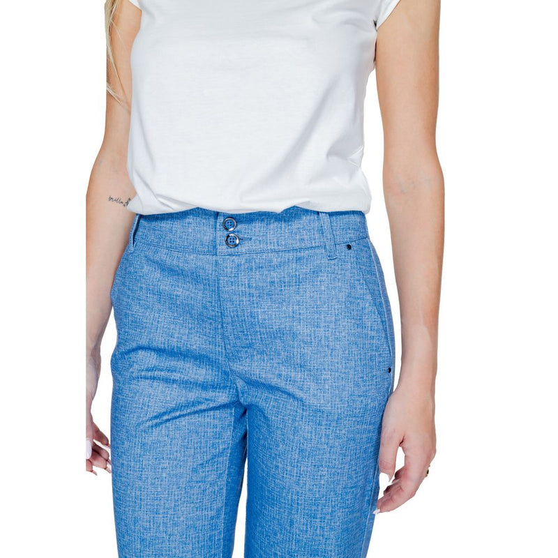 Blue Polyester Jeans & Pant Street One