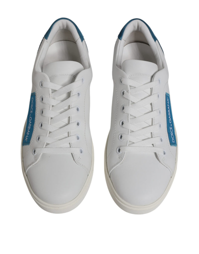 White London Calf Leather Sneakers Shoes Dolce & Gabbana