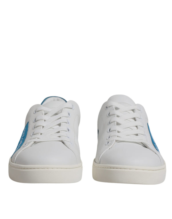 White London Calf Leather Sneakers Shoes Dolce & Gabbana