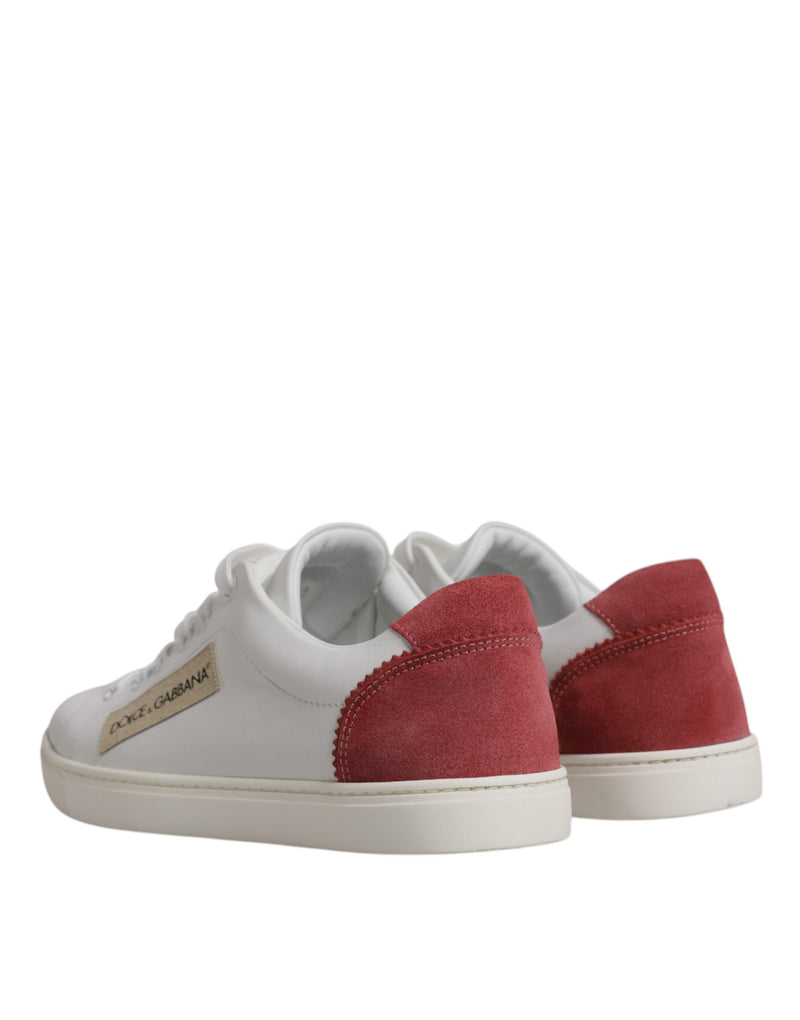 White London Calf Leather Sneakers Shoes Dolce & Gabbana