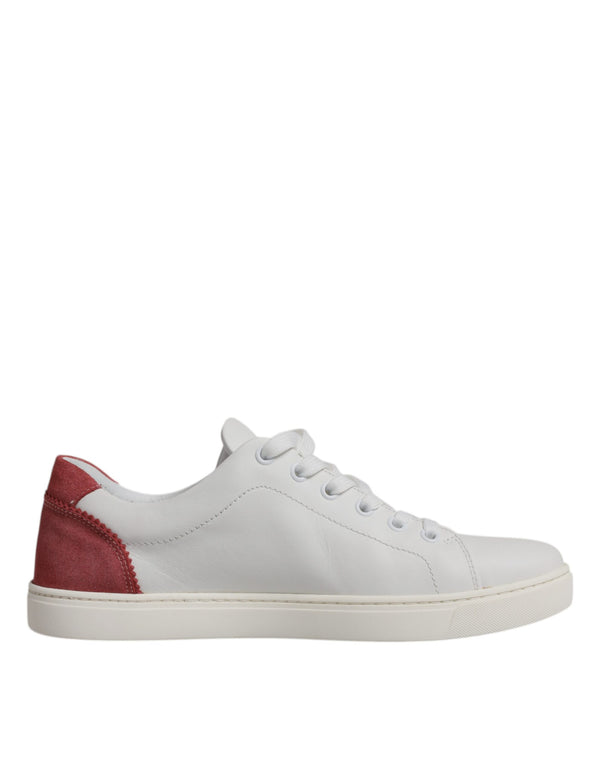 White London Calf Leather Sneakers Shoes Dolce & Gabbana