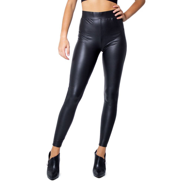 Black Polyester Jeans & Pant Only