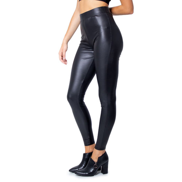 Black Polyester Jeans & Pant Only