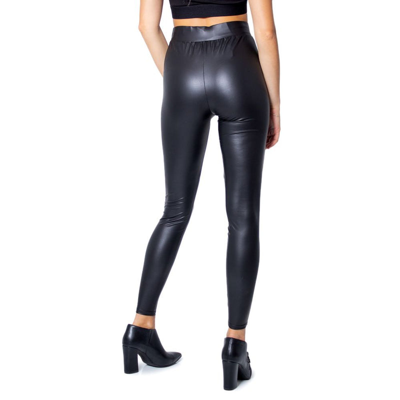 Black Polyester Jeans & Pant Only