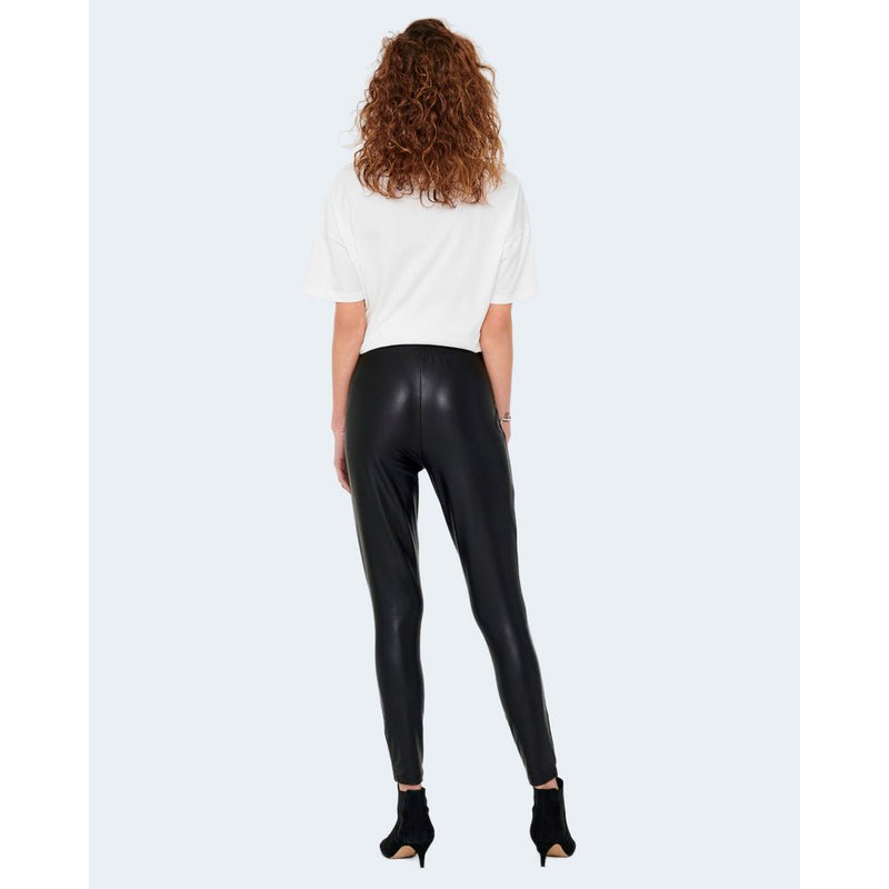 Black Polyester Jeans & Pant Only