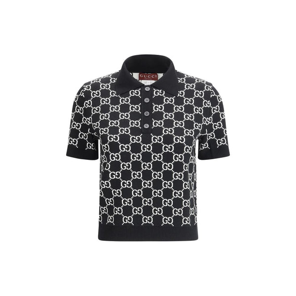 GG wool jacquard Polo Top Gucci