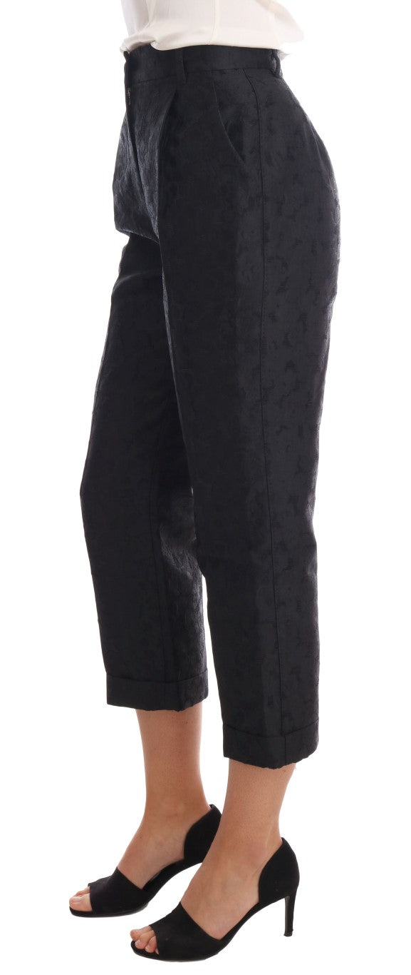 Elegant High Waist Capri Dress Pants Dolce & Gabbana