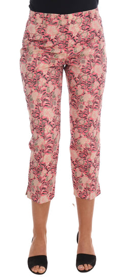 Elegant Floral Brocade Pants Dolce & Gabbana