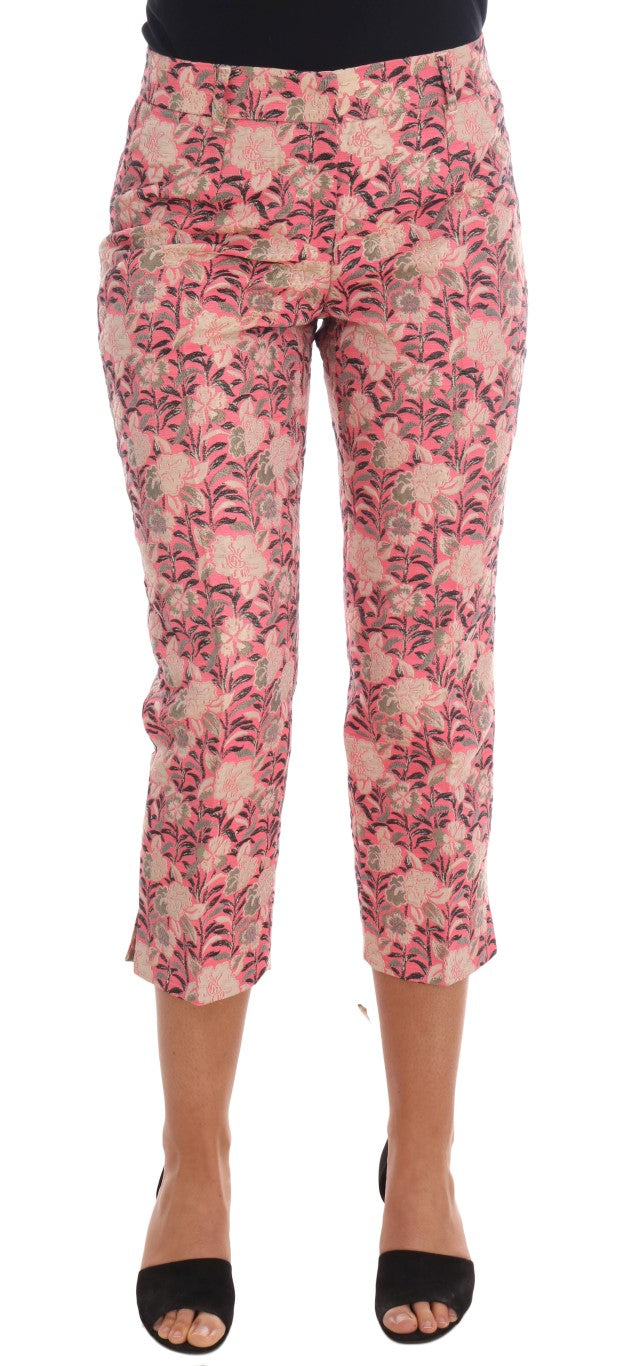 Elegant Floral Brocade Pants Dolce & Gabbana