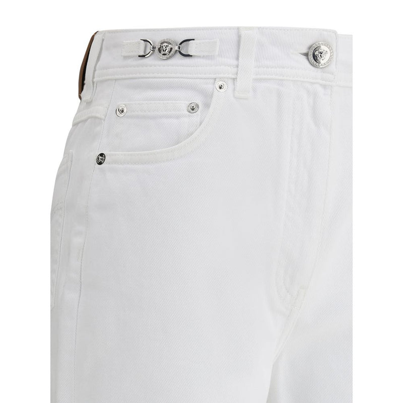 white Jeans Versace