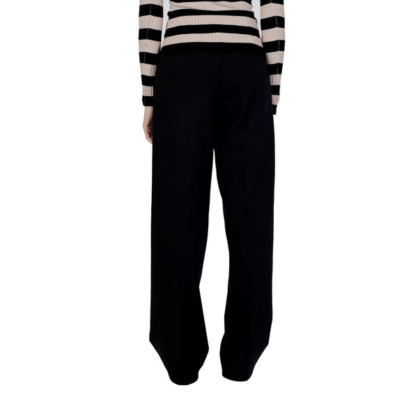 Black Viscose Jeans & Pant Street One