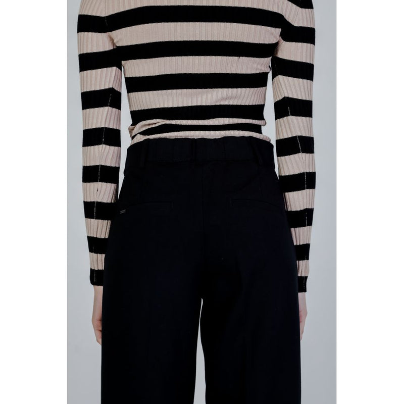 Black Viscose Jeans & Pant Street One