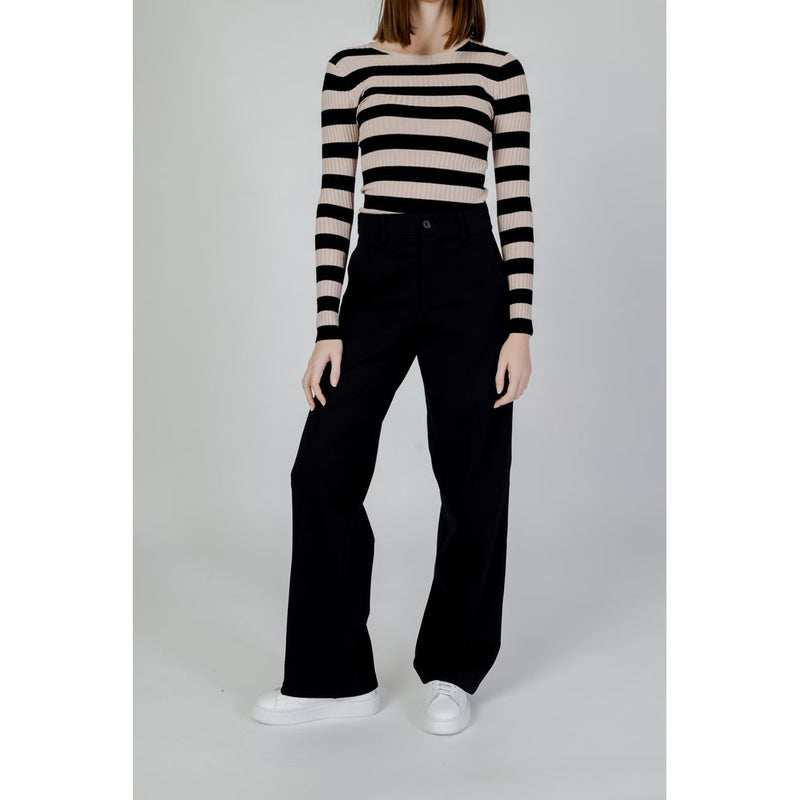 Black Viscose Jeans & Pant Street One