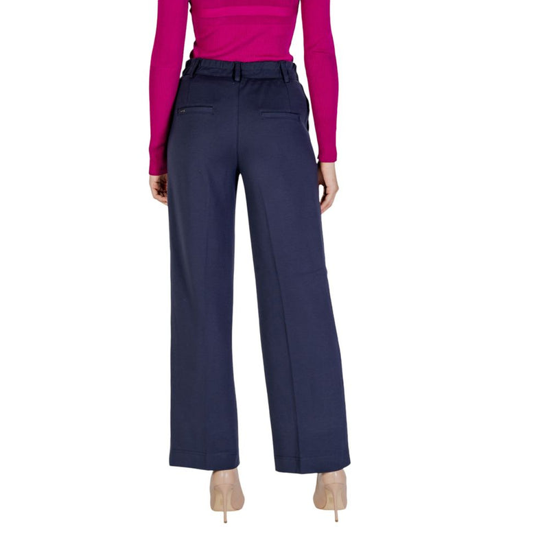 Blue Viscose Jeans & Pant Street One