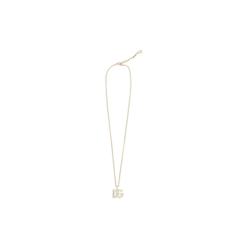 Rhinestone logo Necklace Dolce & Gabbana