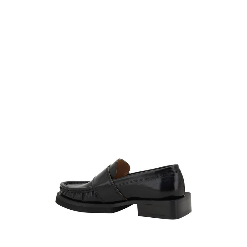 Feminine Buckle Loafers Ganni