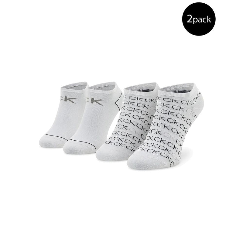 White Cotton Tights & Sock Calvin Klein