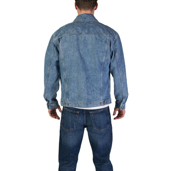 Light Blue Cotton Jacket Hugo Boss