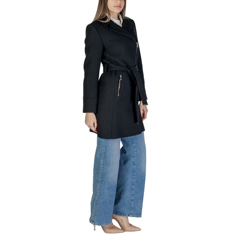 Black Wool Jackets & Coat Morgan De Toi