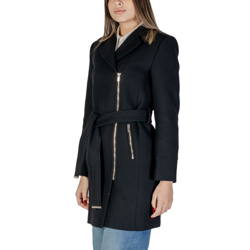 Black Wool Jackets & Coat Morgan De Toi
