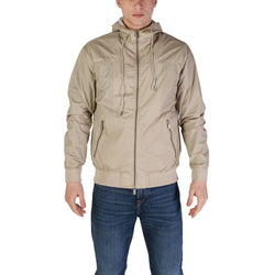 Beige Nylon Jacket Hamaki-Ho