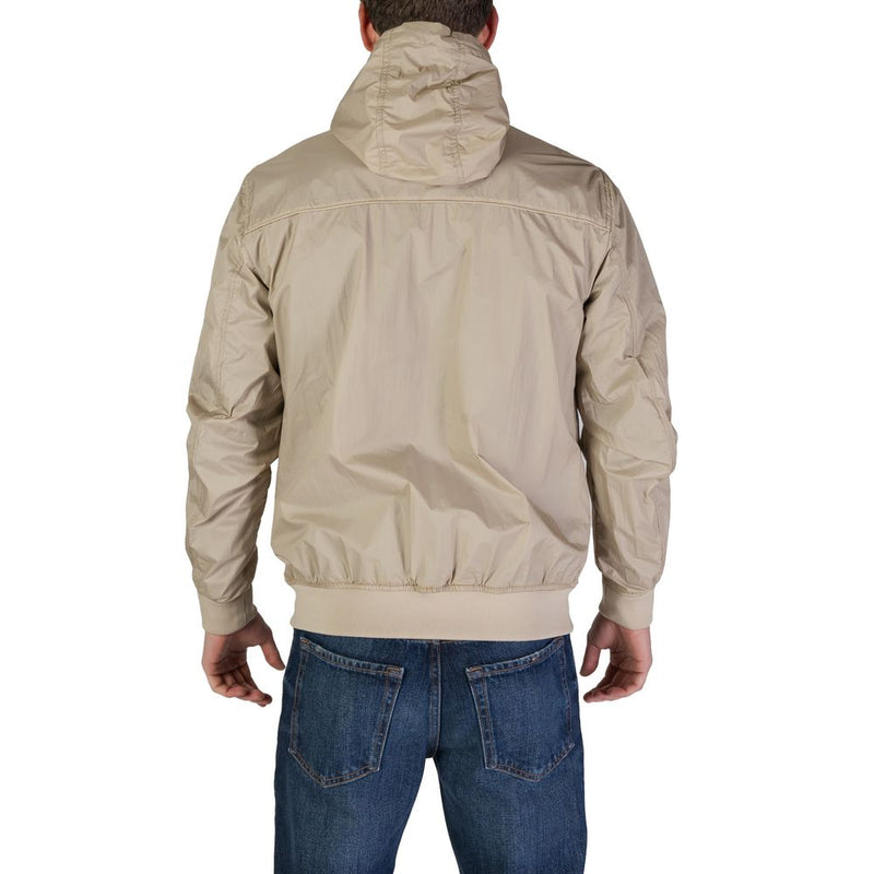 Beige Nylon Jacket Hamaki-Ho