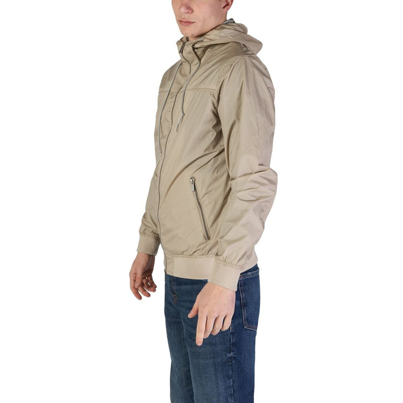 Beige Nylon Jacket Hamaki-Ho