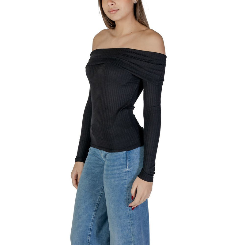 Black Viscose Tops & T-Shirt Jacqueline De Yong
