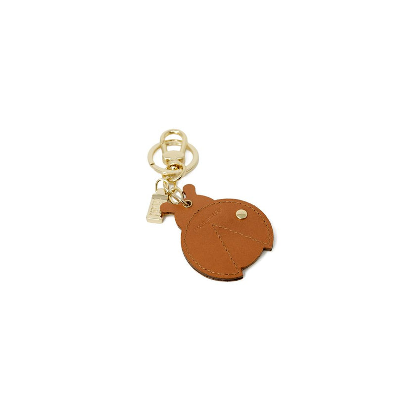 Beige Leather Keychain Alviero Martini Prima Classe