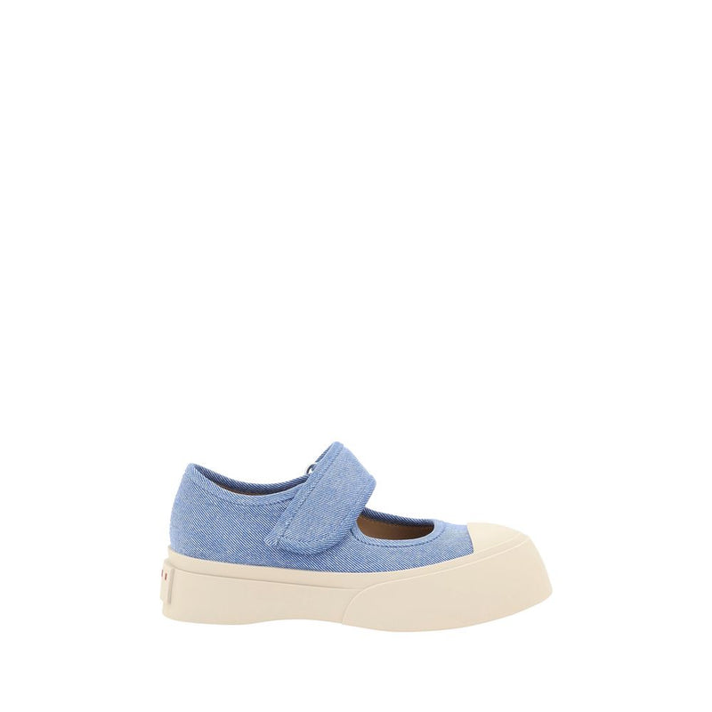 Denim Mary Jane Sneakers Marni