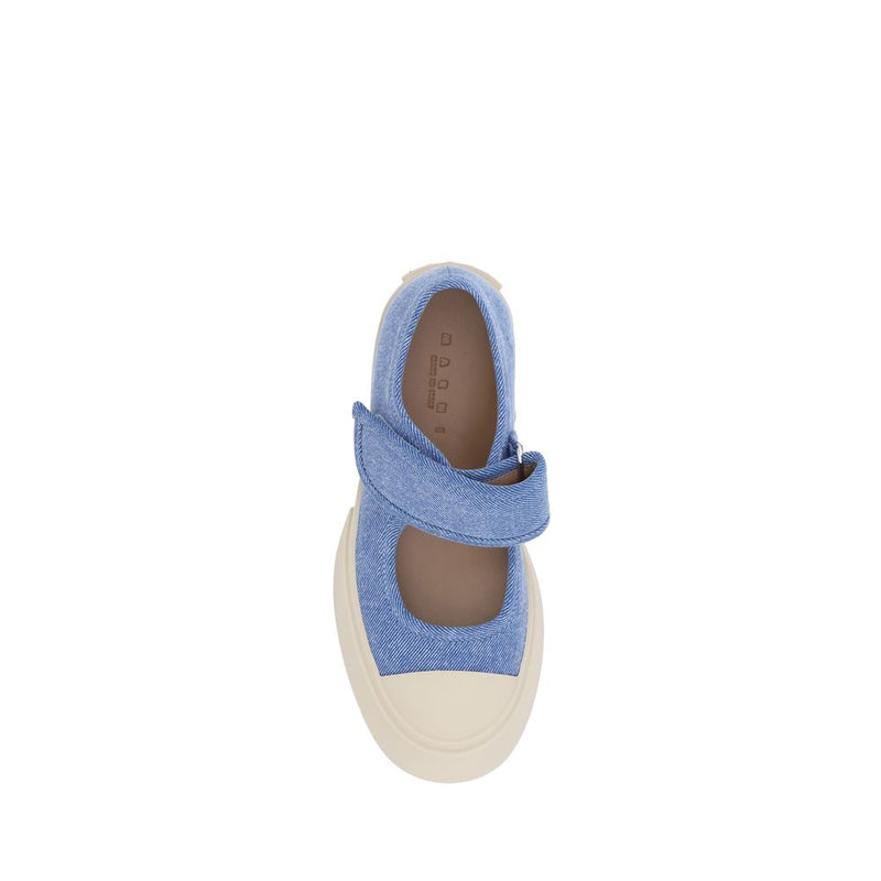 Denim Mary Jane Sneakers Marni