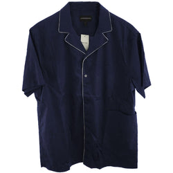 Blue Cotton Shirt Emporio Armani