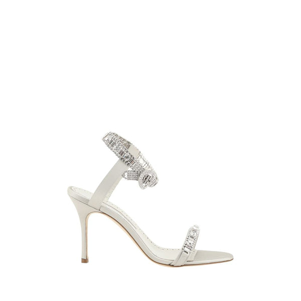 Asasan Satin Sandals Manolo Blahnik