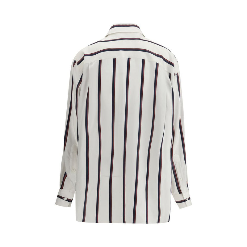 Silk Striped Shirt Alexander McQueen