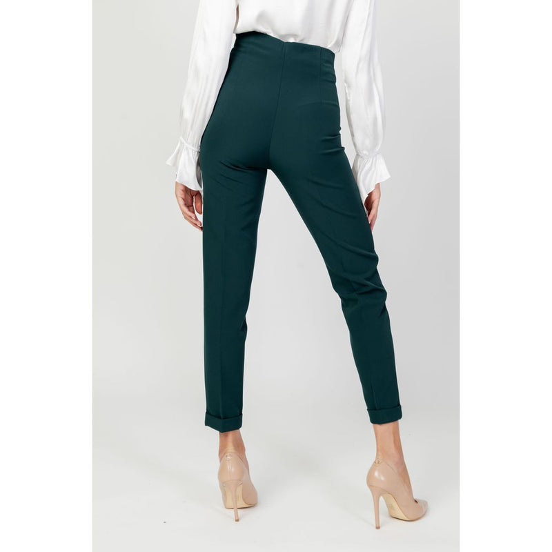Green Polyester Jeans & Pant Sandro Ferrone