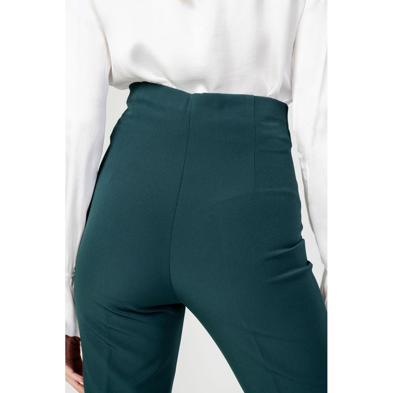Green Polyester Jeans & Pant Sandro Ferrone