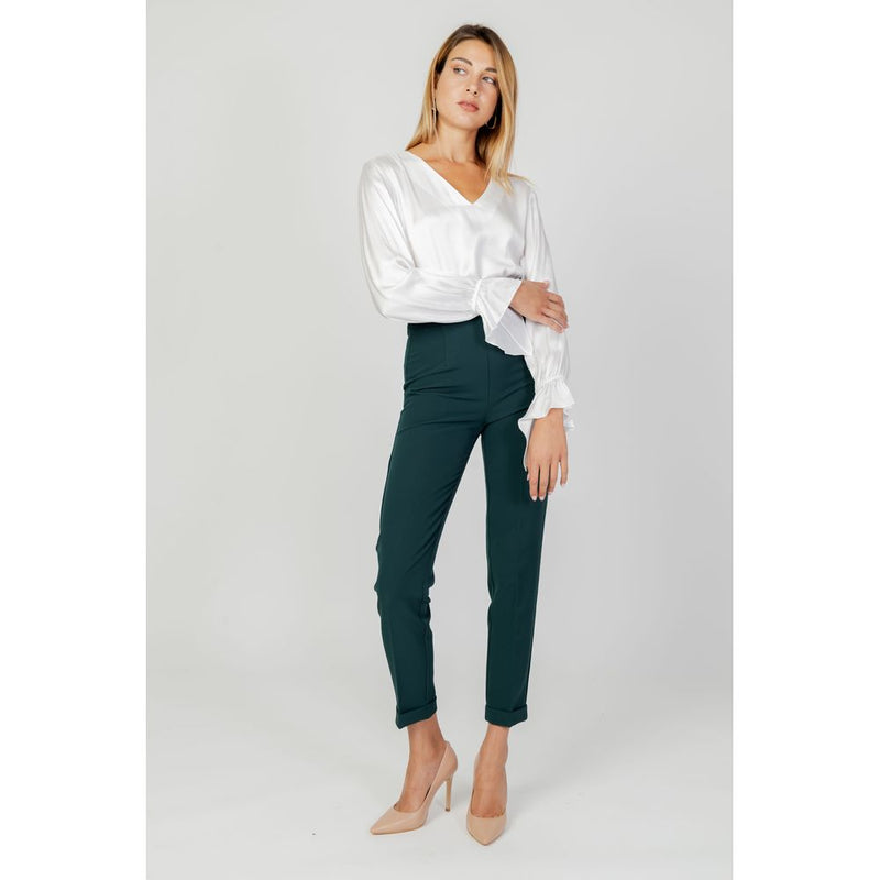 Green Polyester Jeans & Pant Sandro Ferrone
