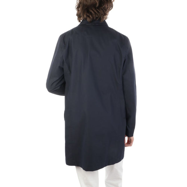 Blue Cotton Jacket Aquascutum