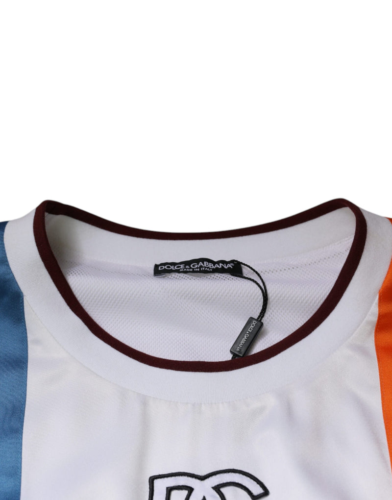 Multicolor Jersey Tank Sleeveless T-shirt Dolce & Gabbana