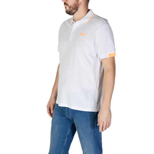White Cotton Polo Shirt Refrigiwear
