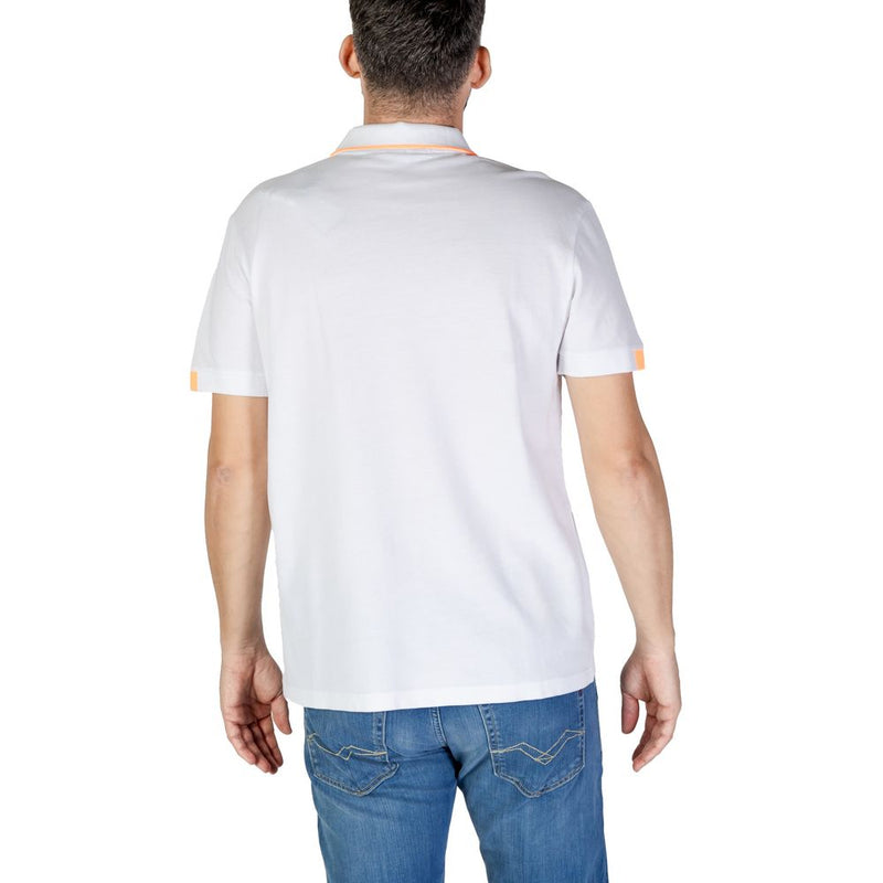 White Cotton Polo Shirt Refrigiwear