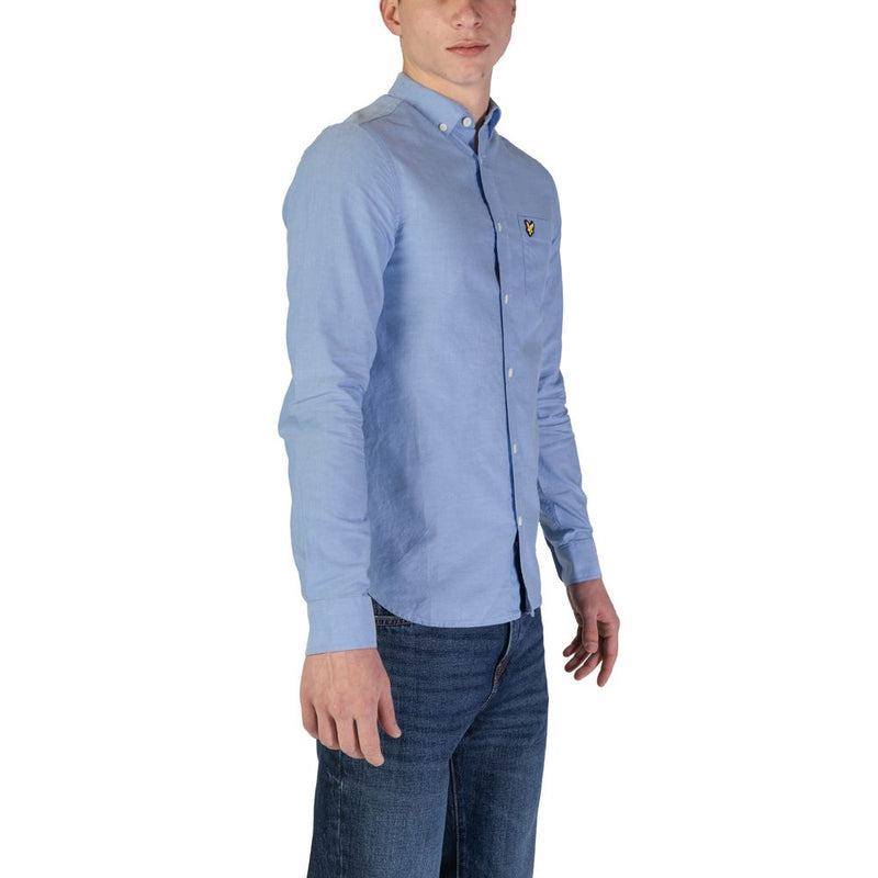 Blue Organic Cotton Shirt Lyle & Scott